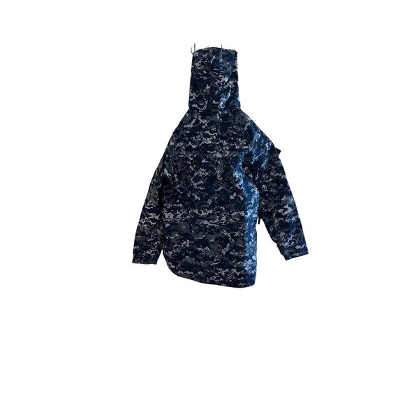 US Navy NWU Gore-Tex Cold Weather Digital Camouflage Parka Large Long Mens - Picture 1 of 16